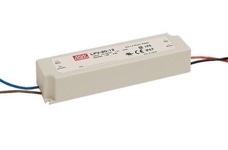 LED voeding 12Vdc 5A 60W
