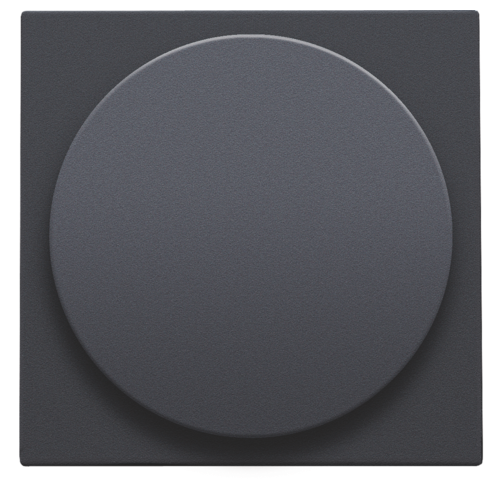 Toets draaiknopdimmer Anthracite