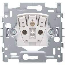 Sokkel stopcontact zonder aarding - 21mm (insteekklemmen)