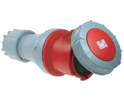 CEE koppelstekker 5p 63A 400V IP67 Rood