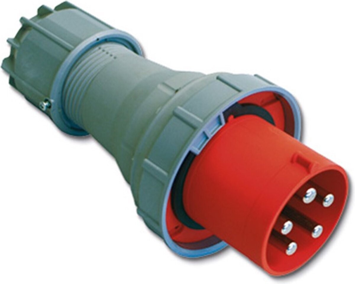 CEE stekker 5P 63A 400V IP67 Rood