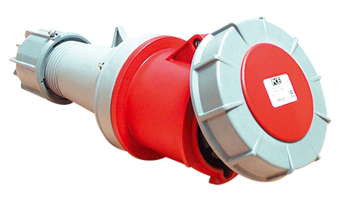 CEE koppelstekker 5p 125A 400V IP67 Rood CEE koppelstekker 5p 125A 400V IP67 Rood