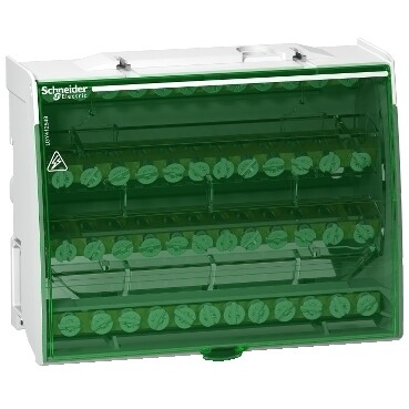 Linergy DS - schroefverdeelblok 4P - 125A - 4x12 openingen