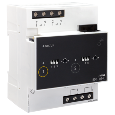 Universele dimmodule 2x400W Home control