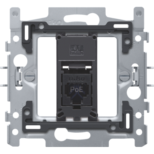Sokkel 1x RJ45 UTP CAT6 POE