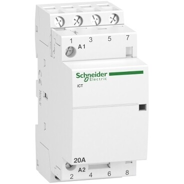 Contactor iCT 20A 4NO 230V magneetschakelaar