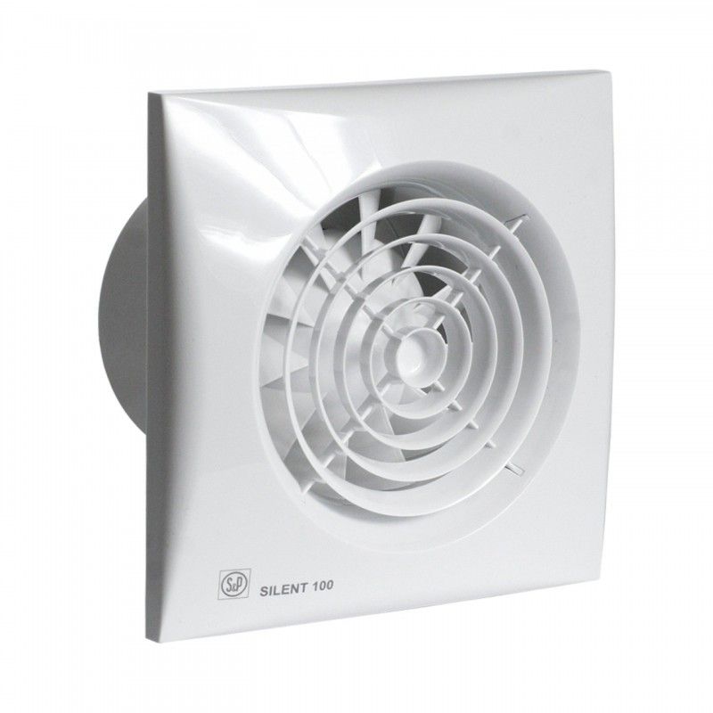 Ventilator Silent 100 CRZ Wit
