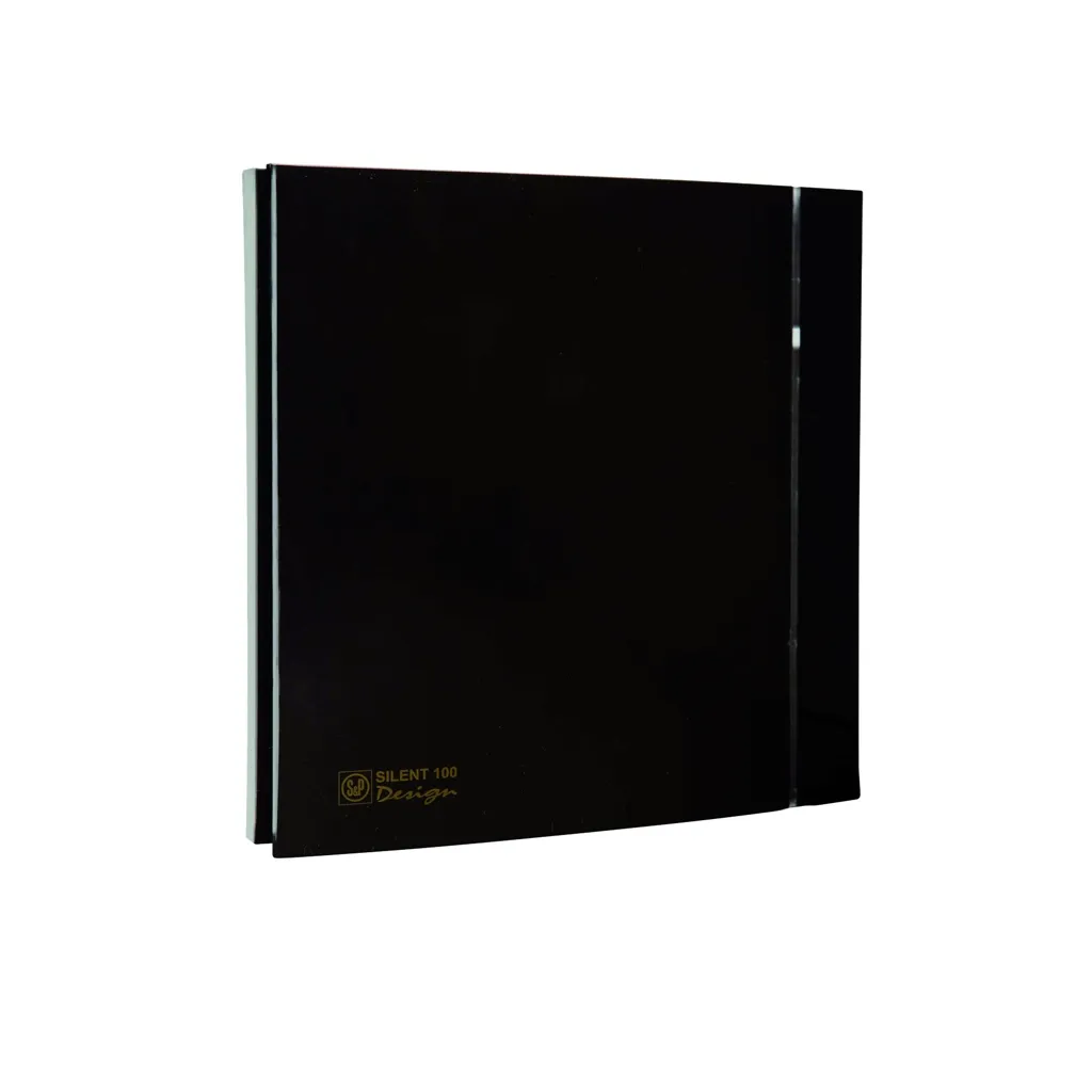 Ventilator Silent 100 CZ design Zwart