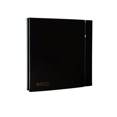 Ventilator Silent 100 CZ design Zwart