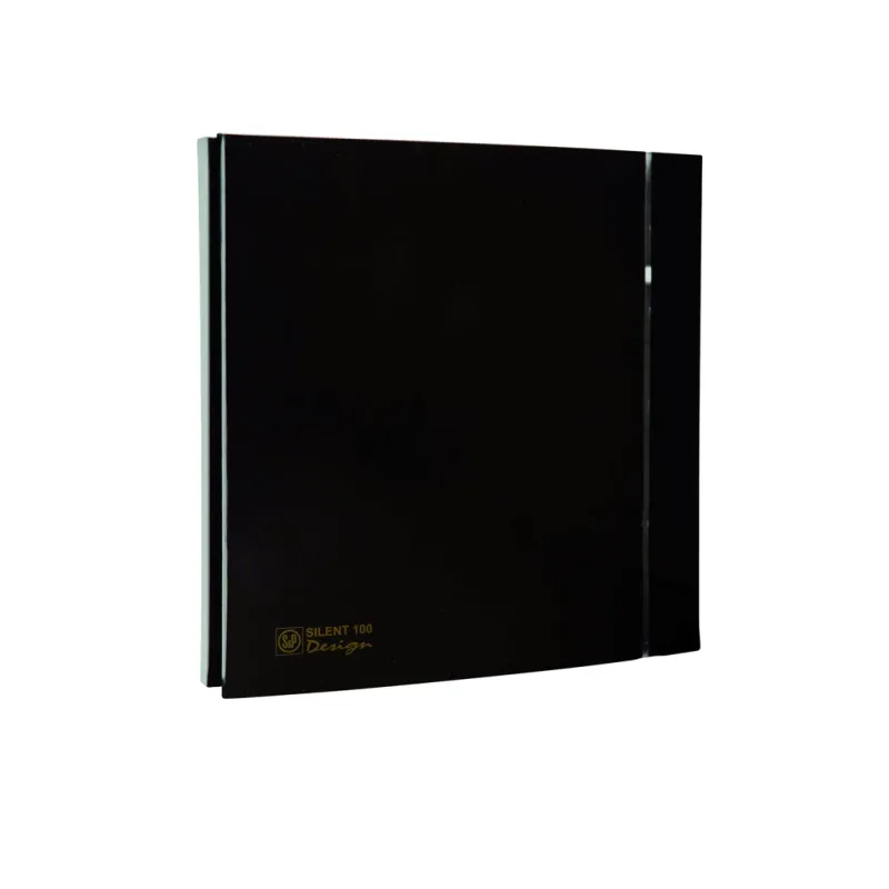 Ventilator Silent 100 CZ design Zwart