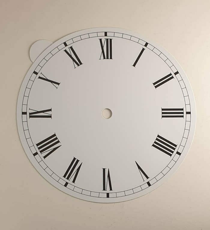 Zifferblatt PVC selbstklebend - 185 mm Zifferblatt PVC selbstklebend - 185 mm
