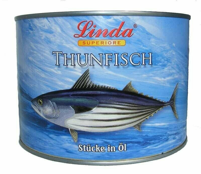 Thunfisch Stücke in Öl "Superiore" 1,7KG