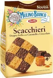 Mulino Bianco Scacchieri Kekse mit Caramel 300gr.