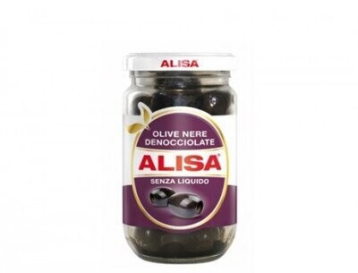 Alisa Schwarze Oliven ohne Kern 340gr.