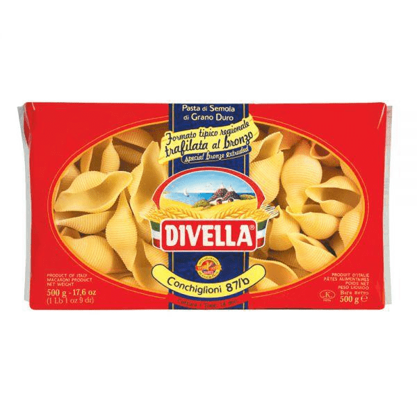 Divella Conchiglioni Nr. 87/b 500gr. Divella Conchiglioni Nr. 87/b 500gr.