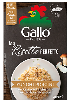 Gallo Fertigrisotto mit Steinpilzen 175gr Gallo Fertigrisotto mit Steinpilzen 175gr