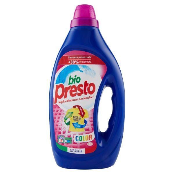 Bio Presto Color Flüssigwaschmittel aus Italien 1,575ml Bio Presto Color Flüssigwaschmittel aus Italien 1,575ml