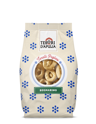 Tesori Taralli mit Rosmarin 400gr.