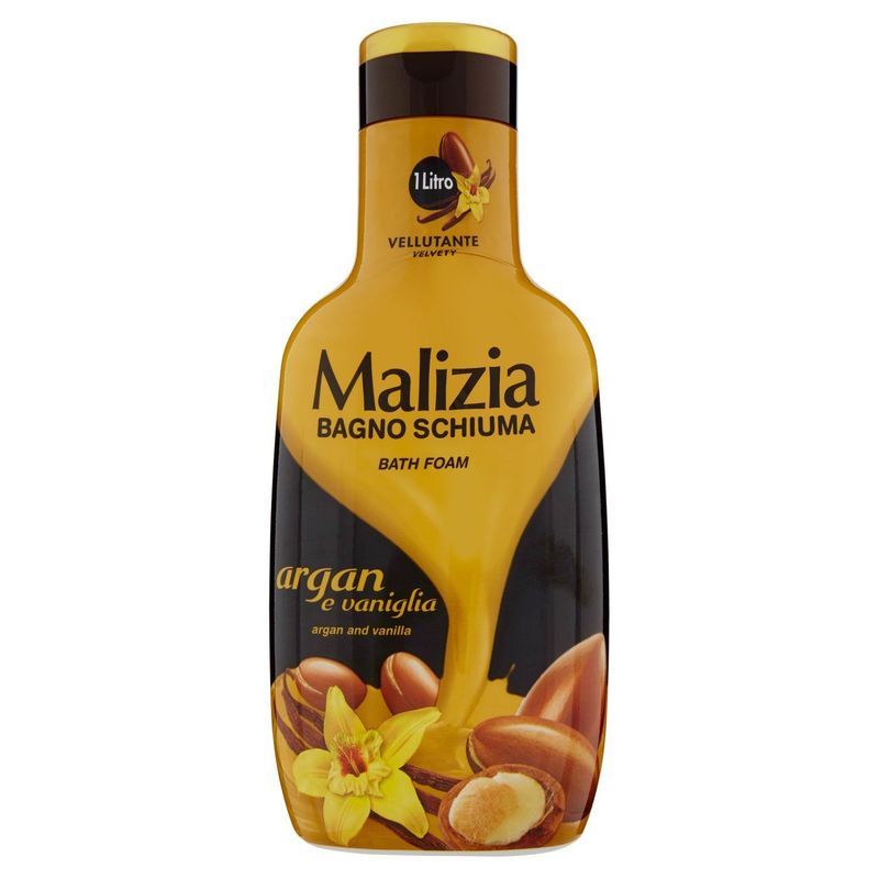 Malizia Badeschaum Argan e Vanilie 1Liter Malizia Badeschaum Argan e Vanilie 1Liter