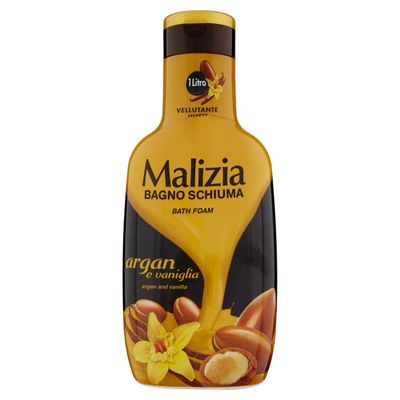 Malizia Badeschaum Argan e Vanilie 1Liter Malizia Badeschaum Argan e Vanilie 1Liter