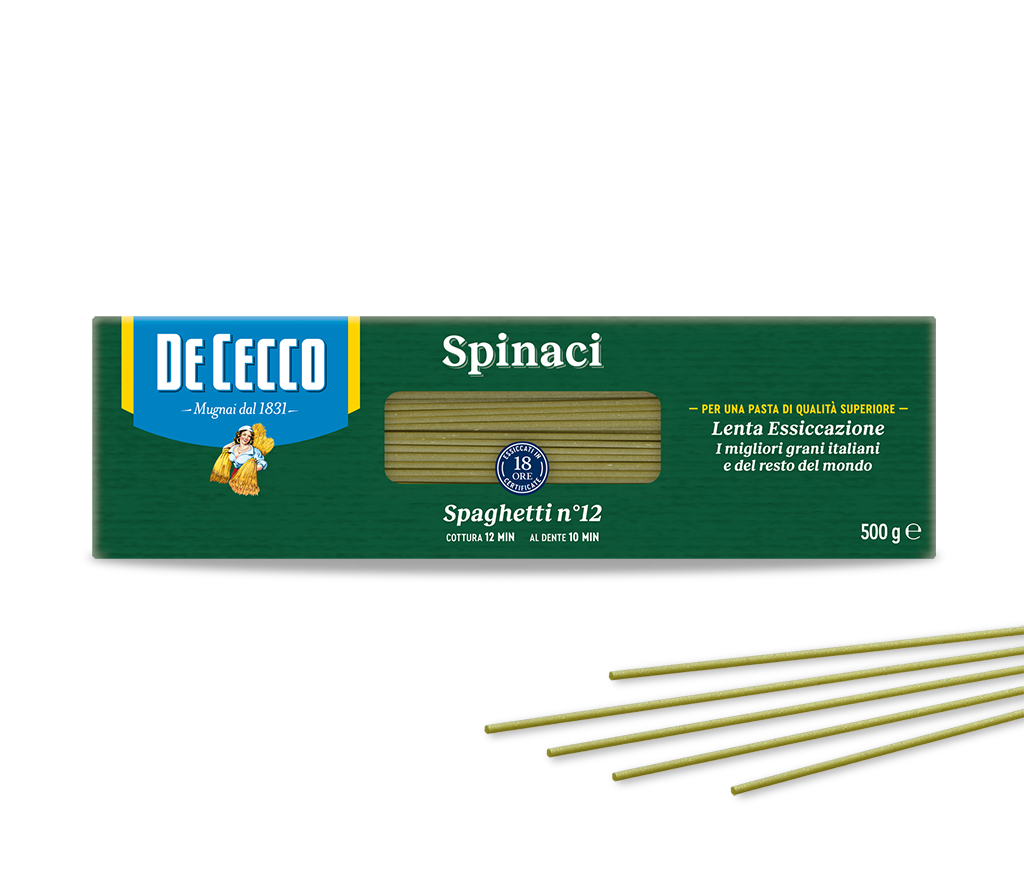 De Cecco Spaghetti Nr. 12 Spinaci 500gr.