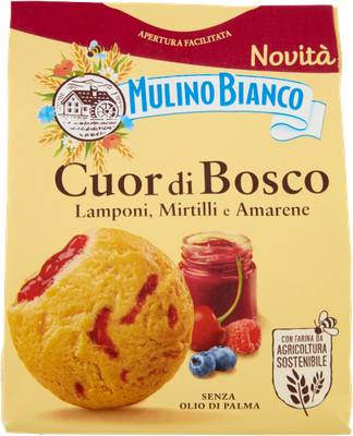 Mulino Bianco Cuor di Bosco 300gr. Mulino Bianco Cuor di Bosco 300gr.
