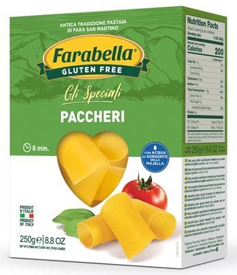 Farabella Paccheri Gluten Frei 250gr. Farabella Paccheri Gluten Frei 250gr.