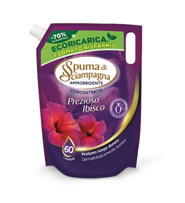 Spuma di Sciampagna Ammorbidente Spuma di Sciampagna Ammorbidente "Ibisco" 1200ml