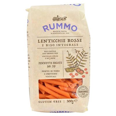 Rummo Maccheroncelli Nr. 7 Lenticchie Rosso 300gr. Rummo Maccheroncelli Nr. 7 Lenticchie Rosso 300gr.
