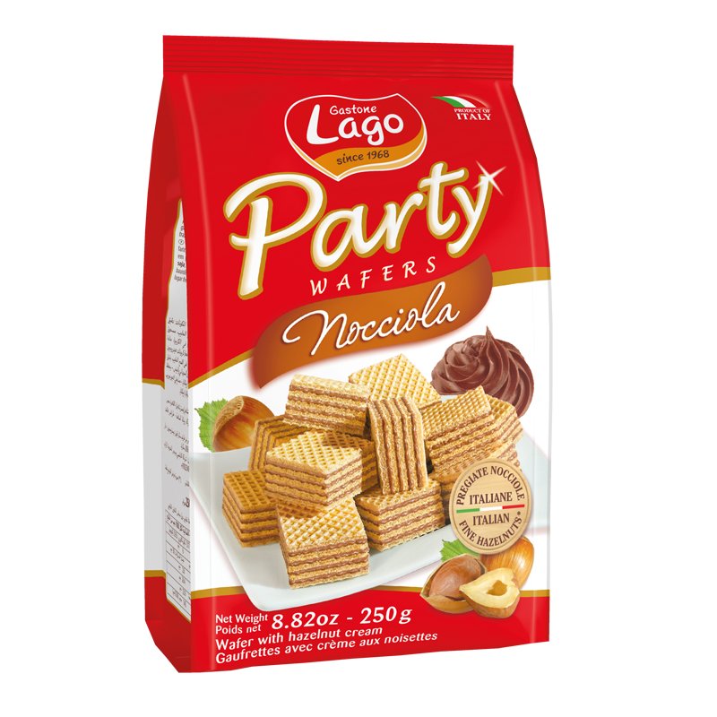 Gastone Lago Mini Party Waffeln Nocciola 125gr. Gastone Lago Mini Party Waffeln Nocciola 125gr.