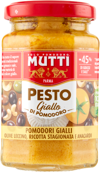 Mutti Pesto Giallo 180gr. Mutti Pesto Giallo 180gr.