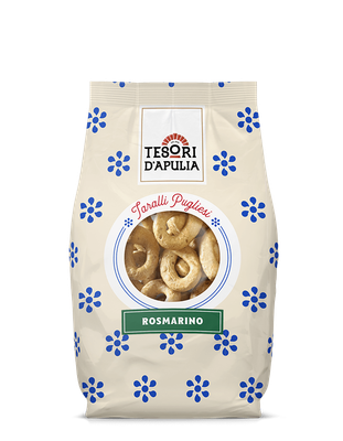 Tesori DÀpulia Taralli Rosmarin 400gr.