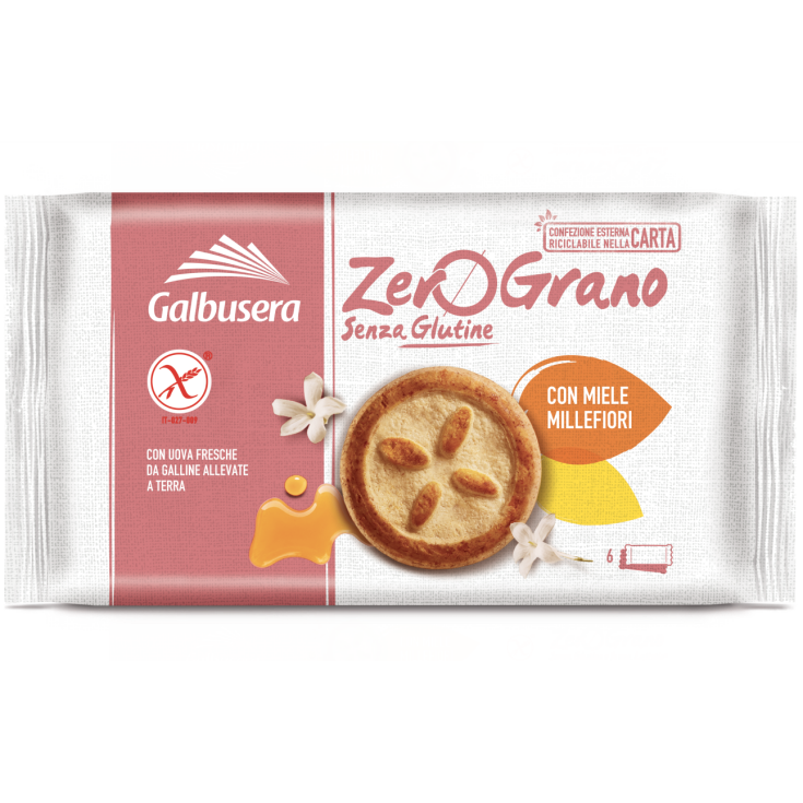 Galbusera Zero Grano Mürbteigkekse Gluten Frei 220gr.