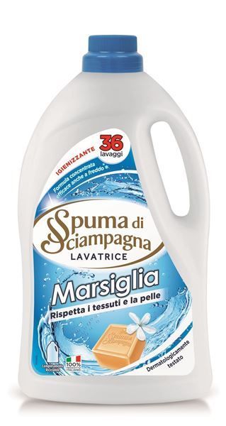 Spuma di Sciampagna Lavatrice Waschmittel Marsiglia 1620ml