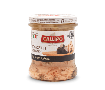 Callipo Thunfischfilet mit Trüffel von Urbani 170gr. Callipo Thunfischfilet mit Trüffel von Urbani 170gr.
