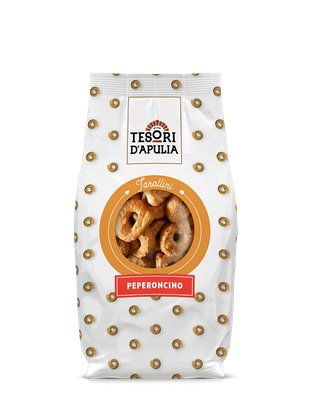 Tesori DÀpullia Tarallini Peperoncini 200gr.