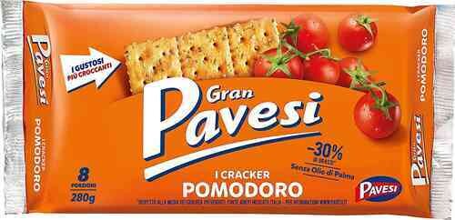 Gran Pavesi Cracker Pomodoro 280gr. Gran Pavesi Cracker Pomodoro 280gr.