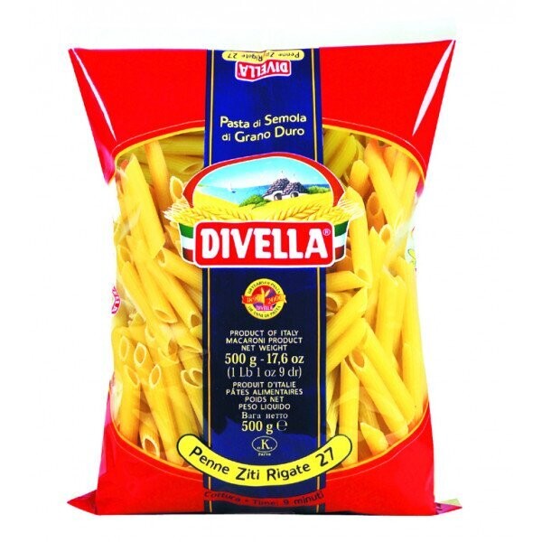 Divella Penne Ziti Rigate Nr. 27 500gr.