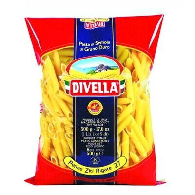Divella Penne Ziti Rigate Nr. 27 500gr. Divella Penne Ziti Rigate Nr. 27 500gr.