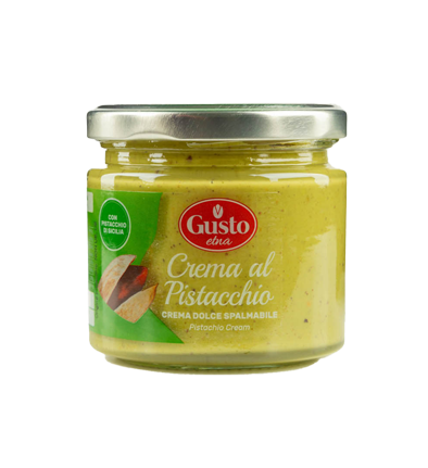 Gusto etna Spalmabile al Pistacchio 190gr Gusto etna Spalmabile al Pistacchio 190gr