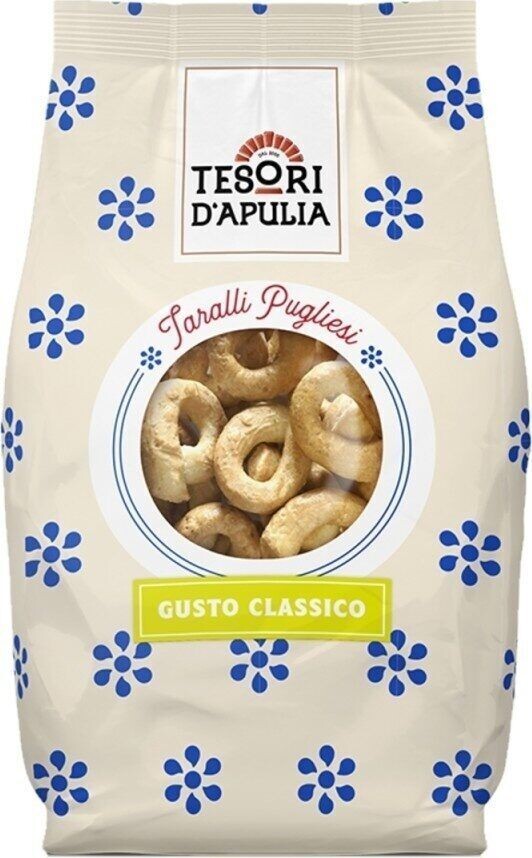 Tesori D`Apuglia Taralli Gusto Classico 400gr. Tesori D`Apuglia Taralli Gusto Classico 400gr.