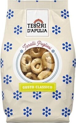 Tesori D`Apuglia Taralli Gusto Classico 400gr. Tesori D`Apuglia Taralli Gusto Classico 400gr.