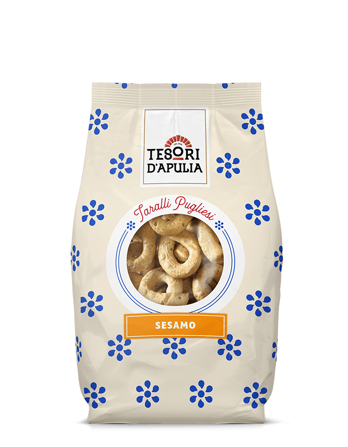 Tesori DÀpuglia Taralli Sesam 400gr.