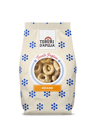 Tesori DÀpuglia Taralli Sesam 400gr. Tesori DÀpuglia Taralli Sesam 400gr.