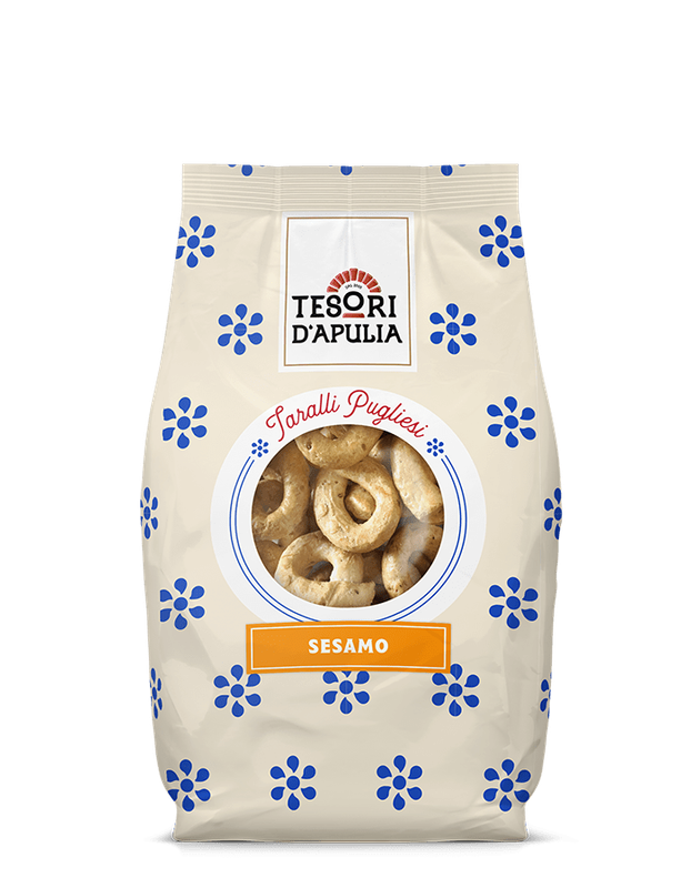 Tesori DÀpuglia Taralli Sesam 400gr. Tesori DÀpuglia Taralli Sesam 400gr.