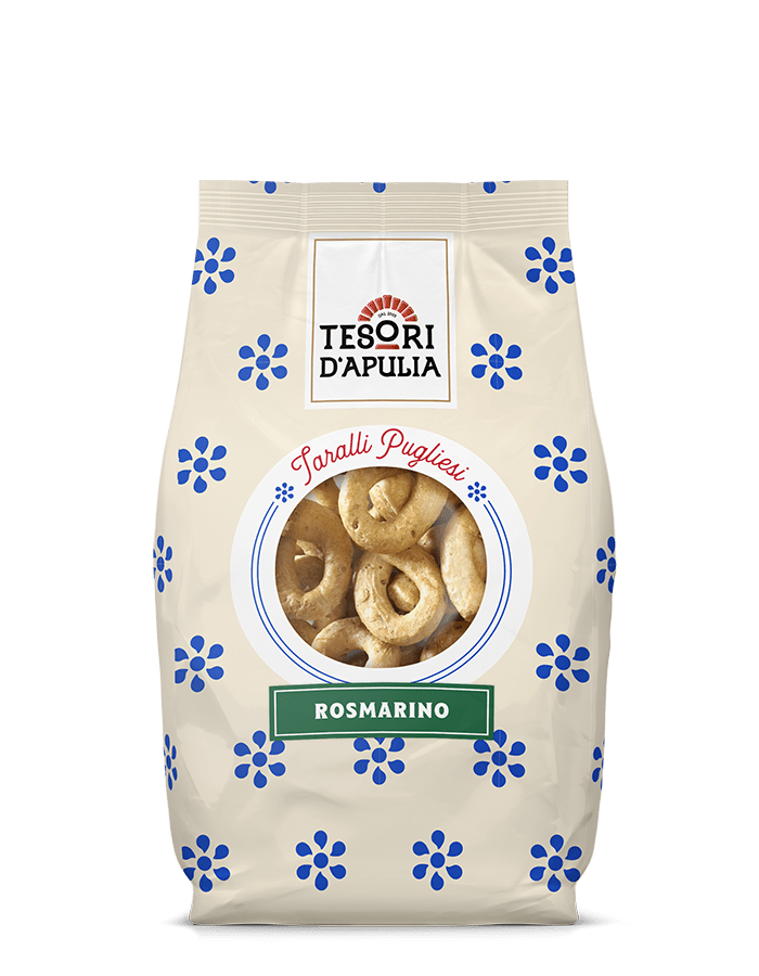 Tesori Taralli mit Rosmarin 400gr.