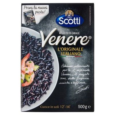 Scotti Riso Venere Integrale 500gr. Scotti Riso Venere Integrale 500gr.