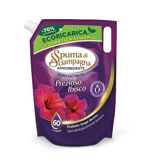 Spuma di Sciampagna Ammorbidente Spuma di Sciampagna Ammorbidente "Ibisco" 1200ml