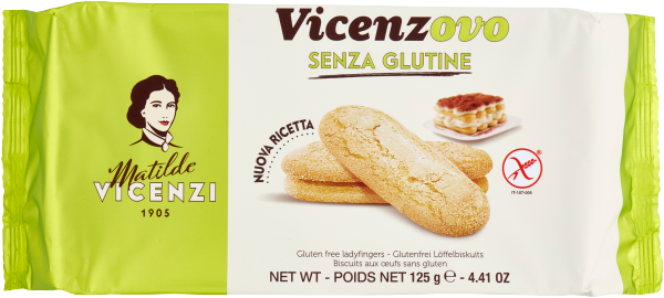 Matilde Vicenzi Löffelbiskuits Gluten Frei 125gr. Matilde Vicenzi Löffelbiskuits Gluten Frei 125gr.