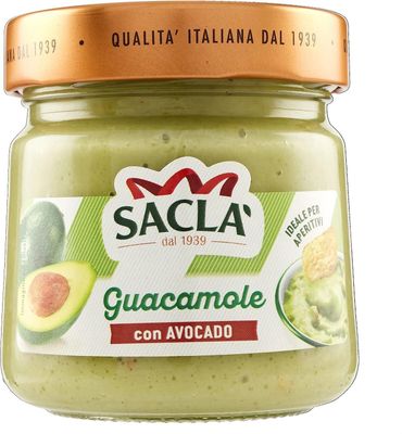 Sacla Guacamole con Avocado 190gr. Sacla Guacamole con Avocado 190gr.
